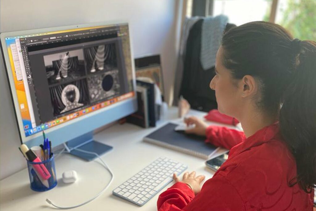 Ahaad Alamoudi, in Residence, 2023.