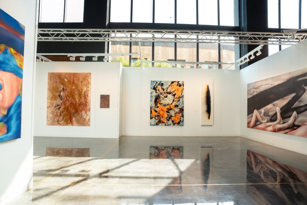 Booth view of Sigg Art Foundation in Istanbul